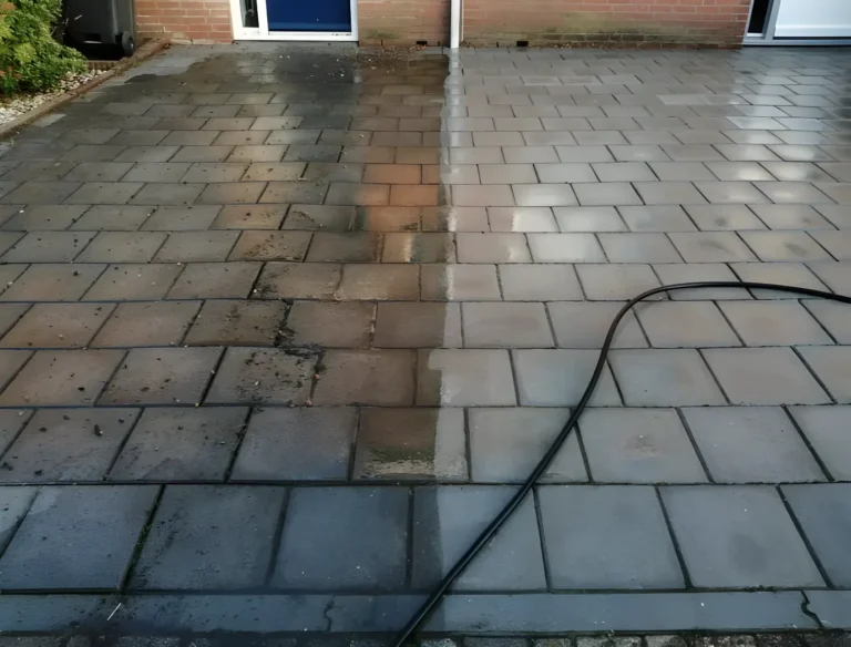 Terras en tuintegels reiniging Noord Holland Kings Cleaning
